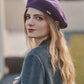 accessoire mode beret violet