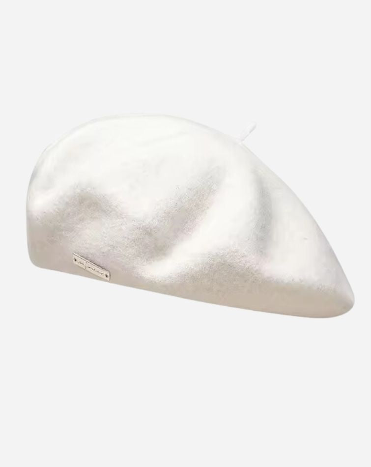 Béret Blanc en Laine